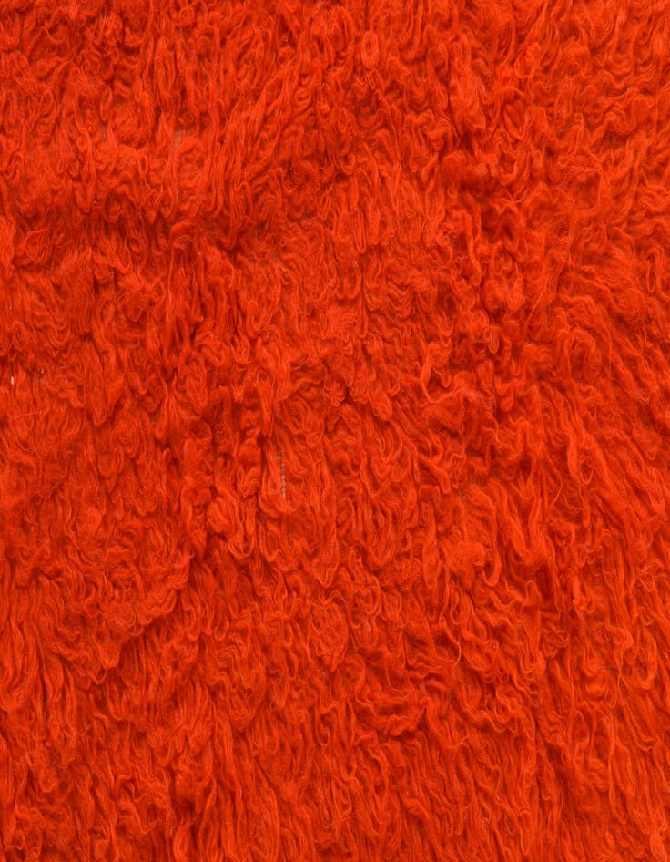 Detail image of  4' 9 x 6' 7  Hand Knotted Moroccan Wool Rug