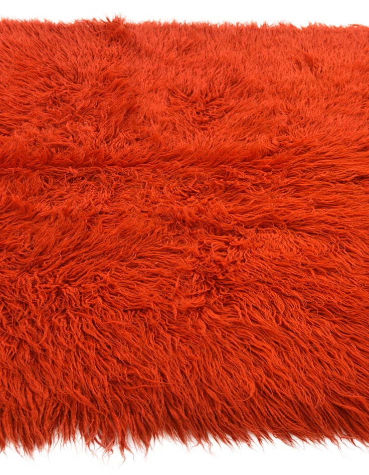 Detail image of  4' 5 x 5' 6  Hand Knotted Moroccan Wool Rug