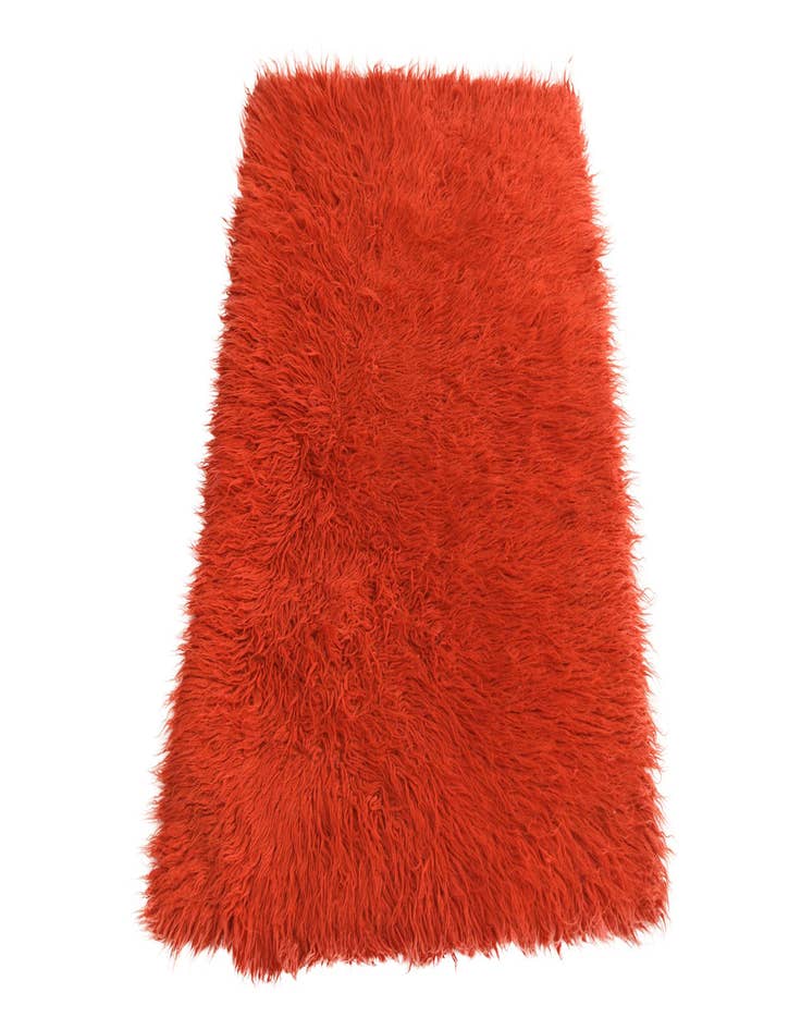 Detail image of  2' 7 x 4' 1  Hand Knotted Moroccan Wool Rug