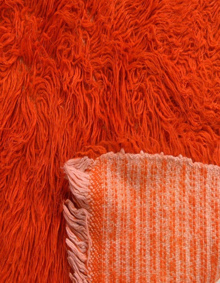 Detail image of  3' 2 x 5' 3  Hand Knotted Moroccan Wool Rug