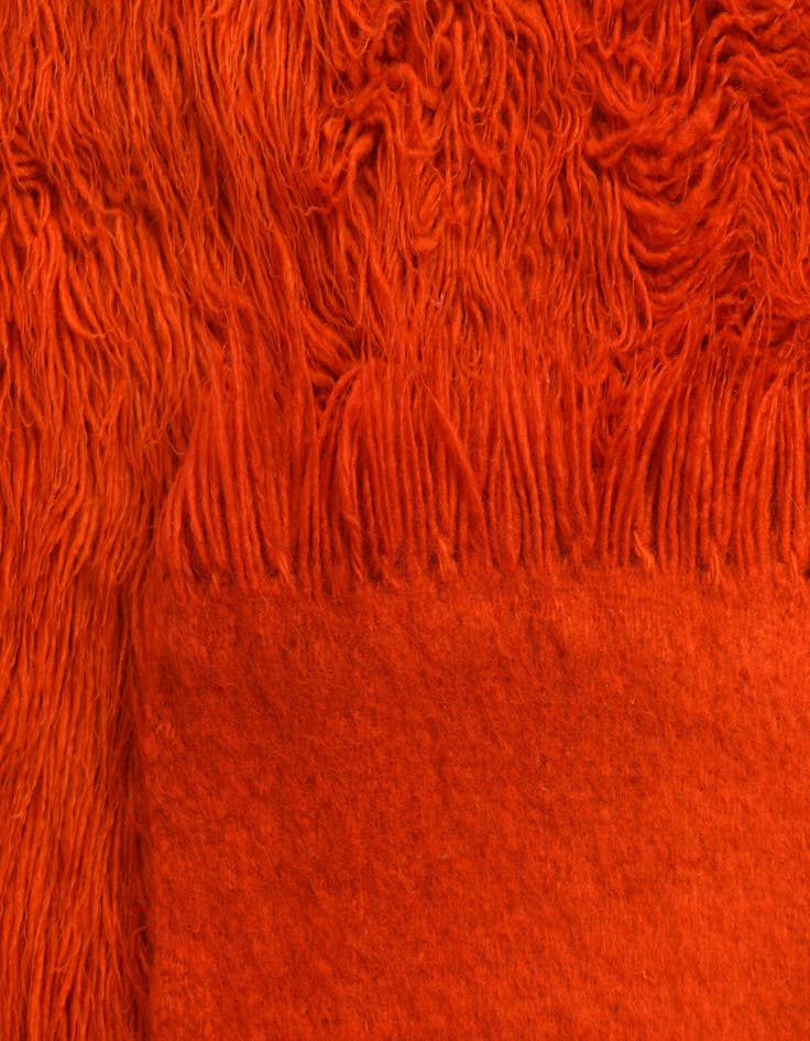 Detail image of  4' 4 x 6' 5  Hand Knotted Moroccan Wool Rug