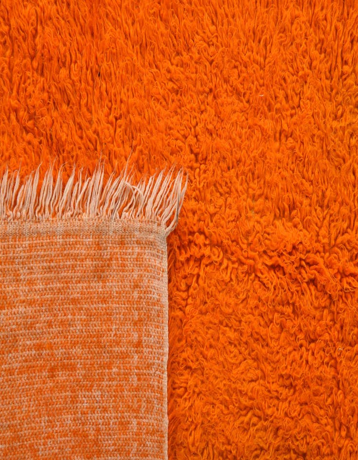 Detail image of  6' x 9'  Hand Knotted Moroccan Wool Rug