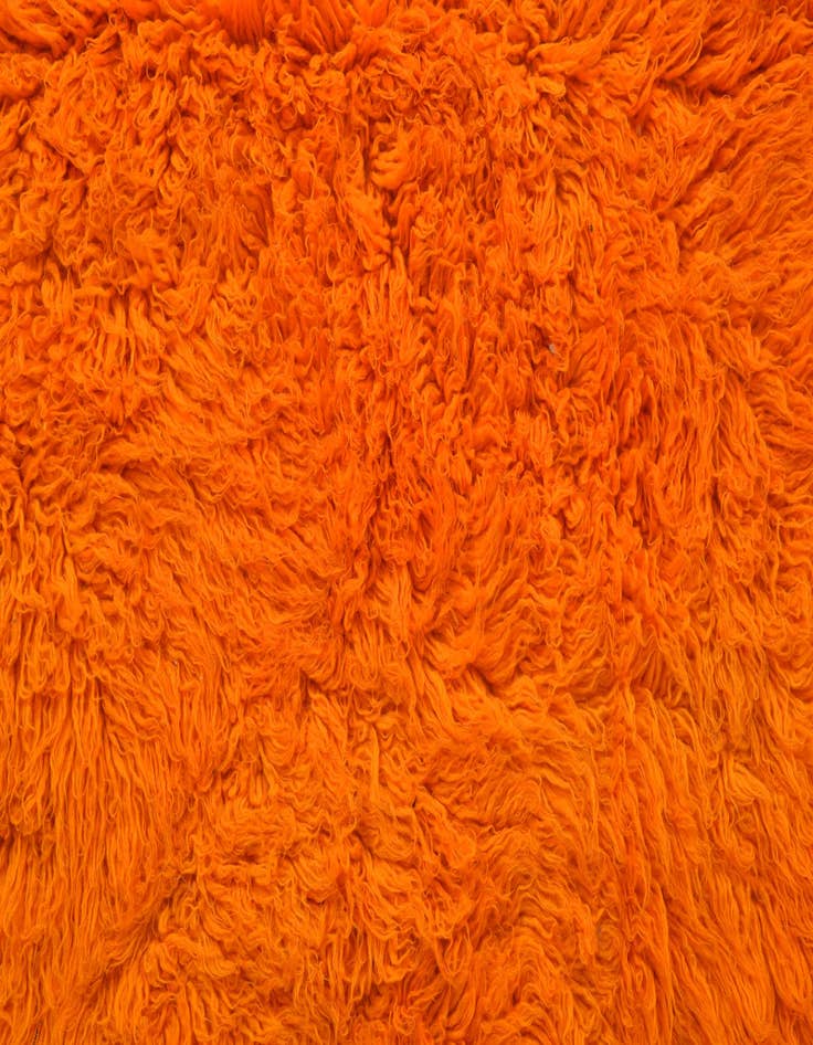 Detail image of  4' 9 x 6' 7  Hand Knotted Moroccan Wool Rug