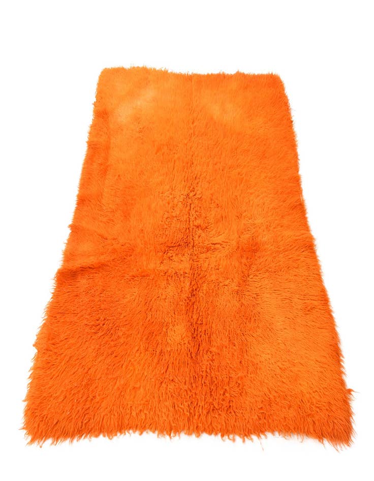 Detail image of  4' 9 x 6'  Hand Knotted Moroccan Wool Rug