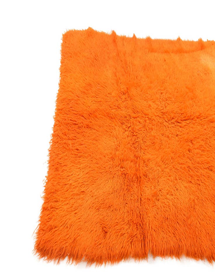 Detail image of  4' 9 x 6'  Hand Knotted Moroccan Wool Rug