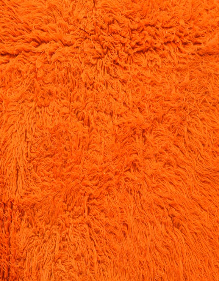 Detail image of  4' 9 x 6'  Hand Knotted Moroccan Wool Rug