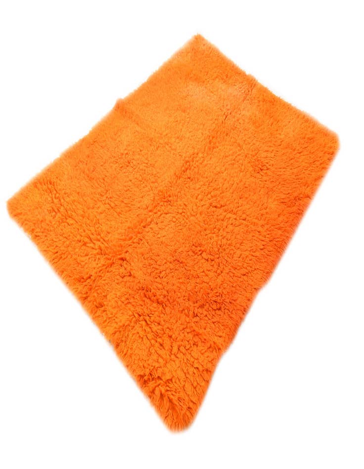 Detail image of  4' 3 x 5' 9  Hand Knotted Moroccan Wool Rug