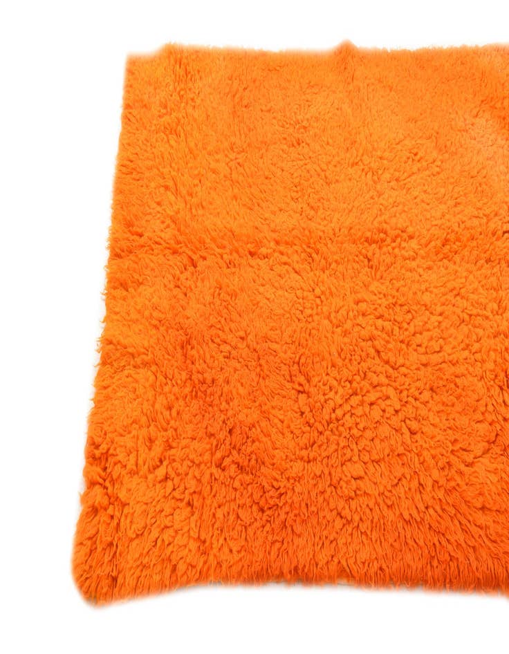 Detail image of  4' 3 x 5' 9  Hand Knotted Moroccan Wool Rug