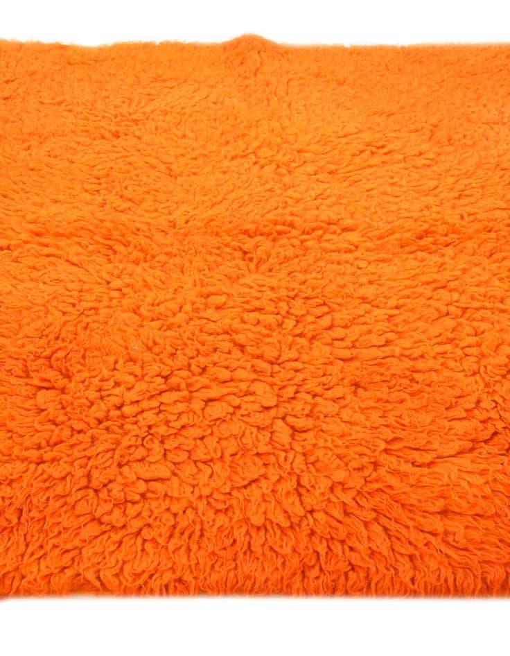 Detail image of  4' 3 x 5' 9  Hand Knotted Moroccan Wool Rug