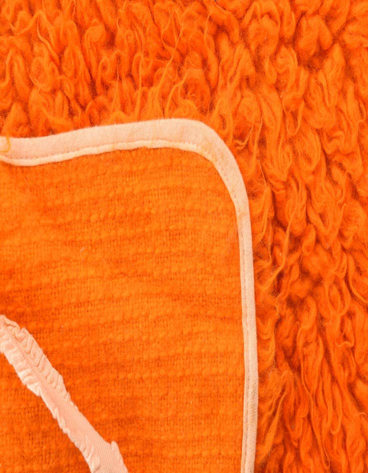 Detail image of  4' 3 x 5' 9  Hand Knotted Moroccan Wool Rug