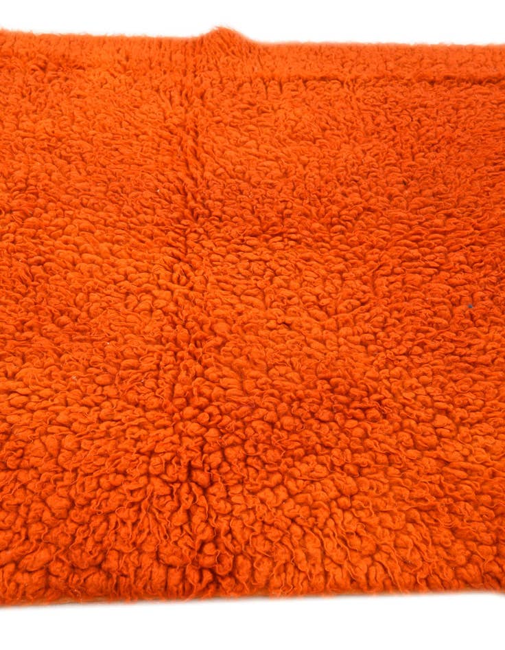 Detail image of  4' 3 x 5' 10  Hand Knotted Moroccan Wool Rug