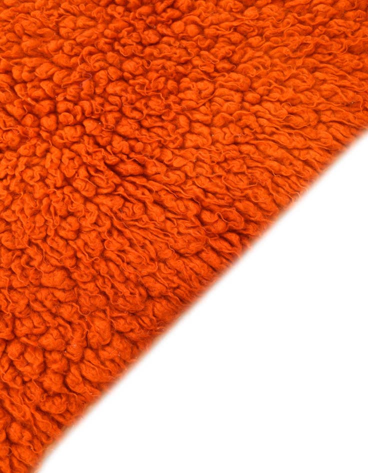 Detail image of  4' 3 x 5' 10  Hand Knotted Moroccan Wool Rug