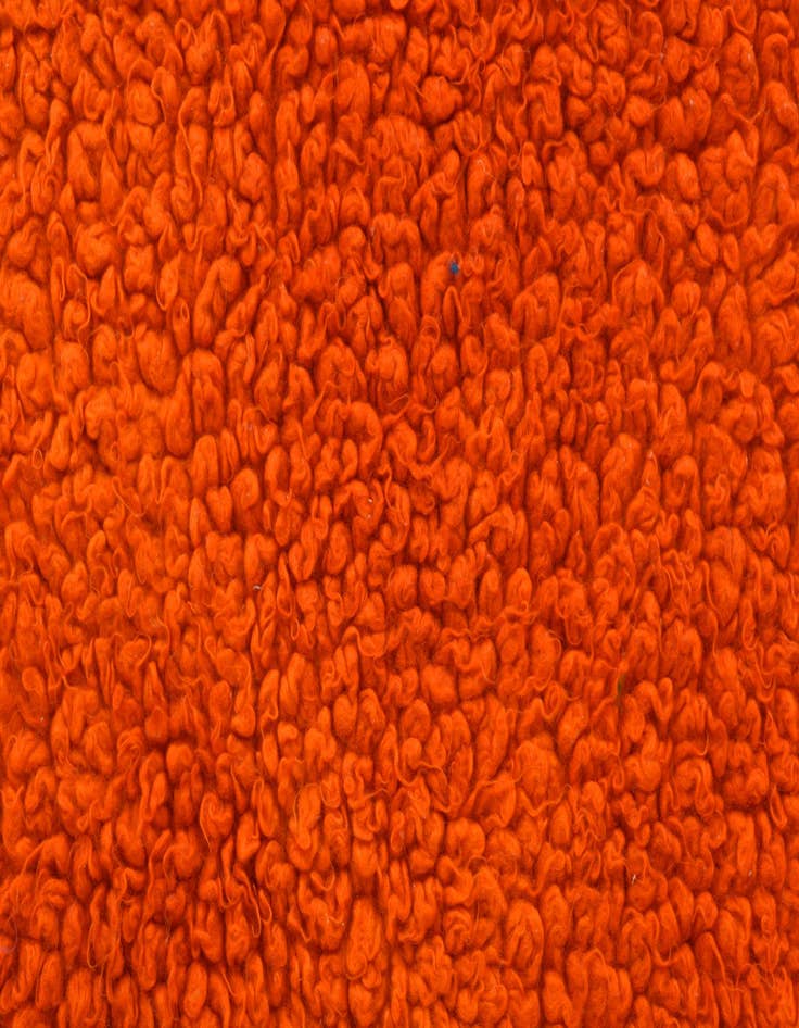 Detail image of  4' 3 x 5' 10  Hand Knotted Moroccan Wool Rug