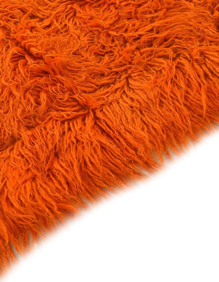 Detail image of  2' 4 x 3' 9  Hand Knotted Moroccan Wool Rug