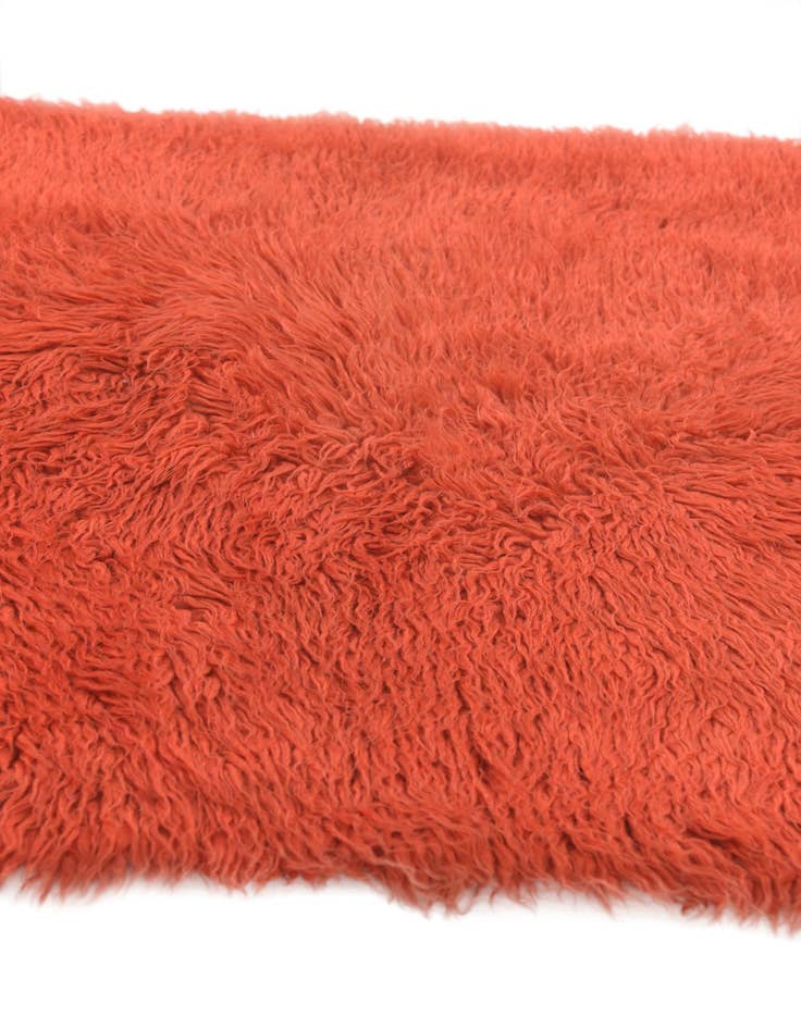 Detail image of  2' 10 x 4'  Hand Knotted Moroccan Wool Rug