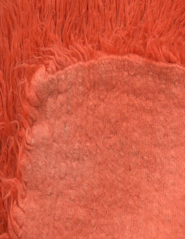 Detail image of  2' 10 x 4'  Hand Knotted Moroccan Wool Rug