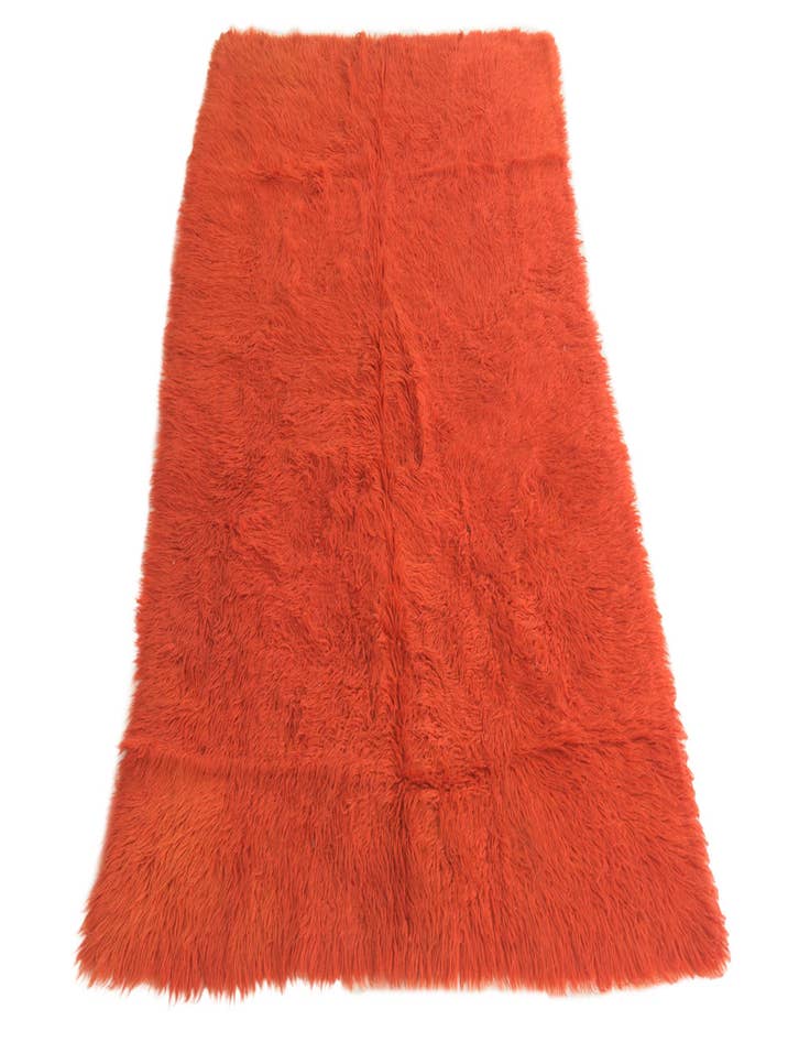 Detail image of  4' 6 x 7'  Hand Knotted Moroccan Wool Rug