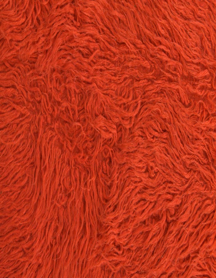 Detail image of  4' 6 x 7'  Hand Knotted Moroccan Wool Rug