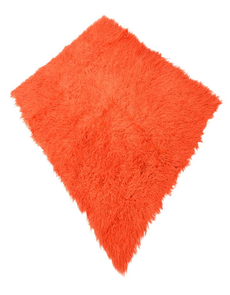 Detail image of  4' 9 x 6' 6  Hand Knotted Moroccan Wool Rug