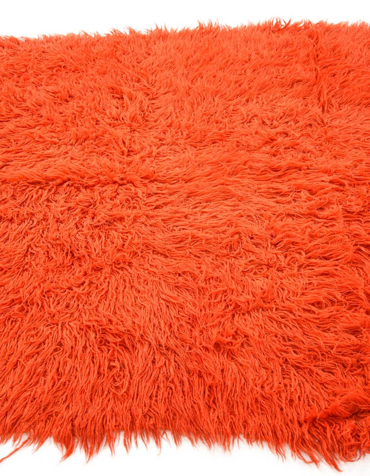 Detail image of  4' 9 x 6' 6  Hand Knotted Moroccan Wool Rug