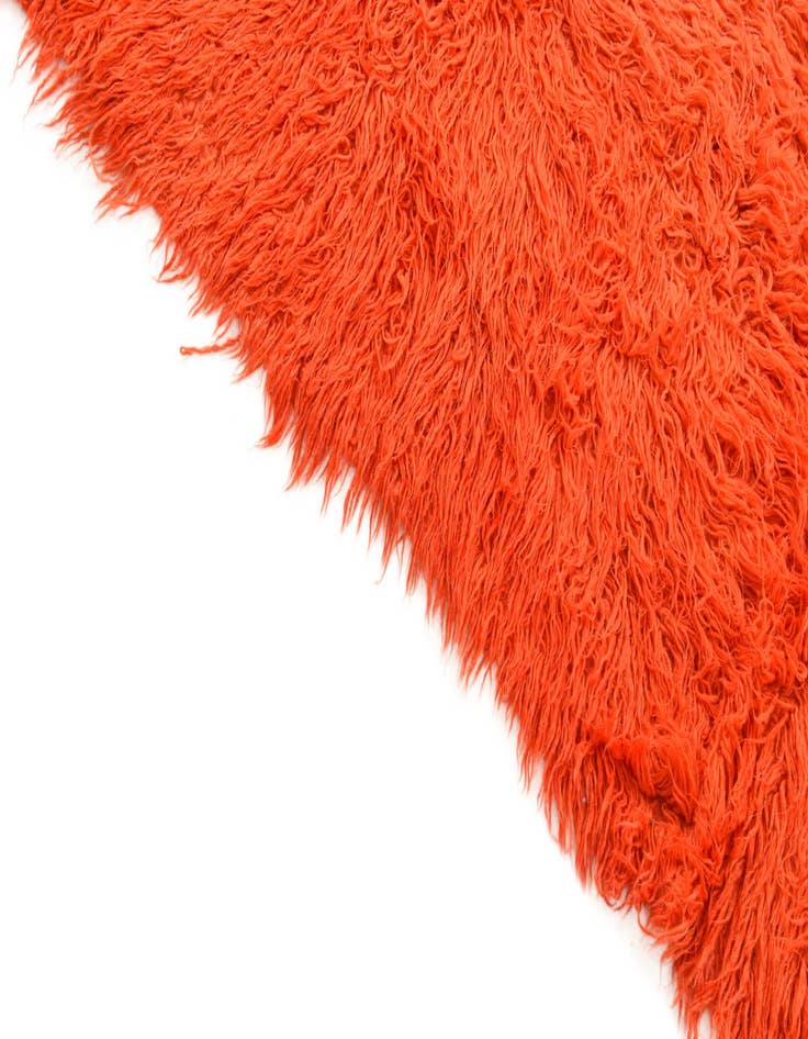 Detail image of  4' 9 x 6' 6  Hand Knotted Moroccan Wool Rug