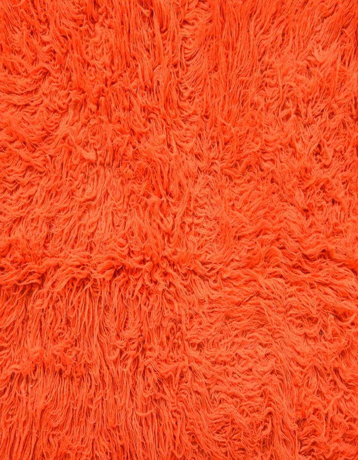 Detail image of  4' 9 x 6' 6  Hand Knotted Moroccan Wool Rug