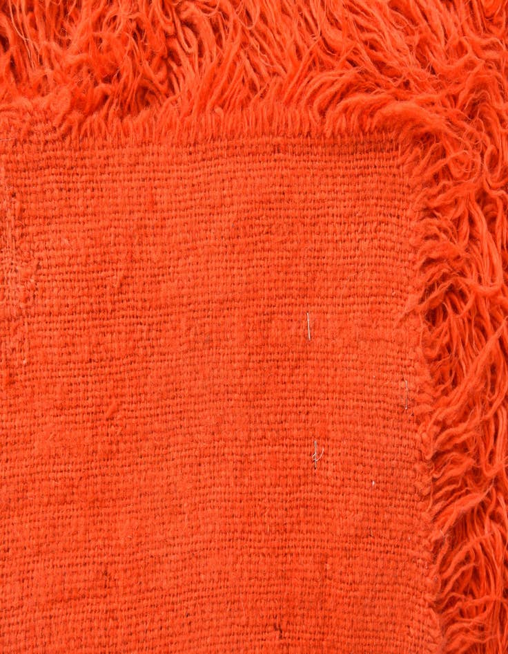 Detail image of  4' 9 x 6' 6  Hand Knotted Moroccan Wool Rug