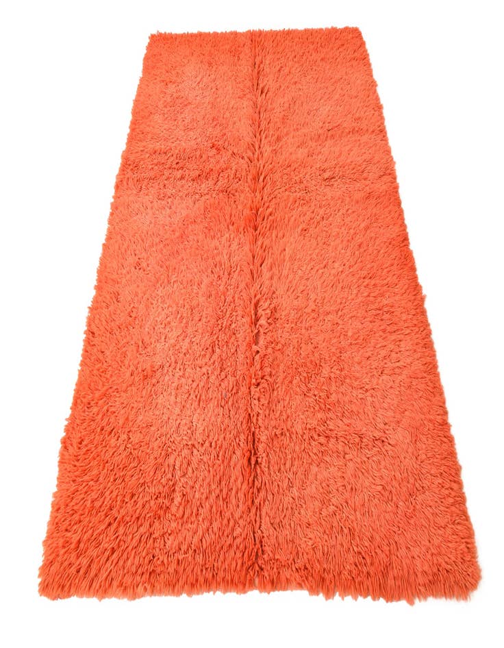 Detail image of  5' 7 x 8'  Hand Knotted Moroccan Wool Rug