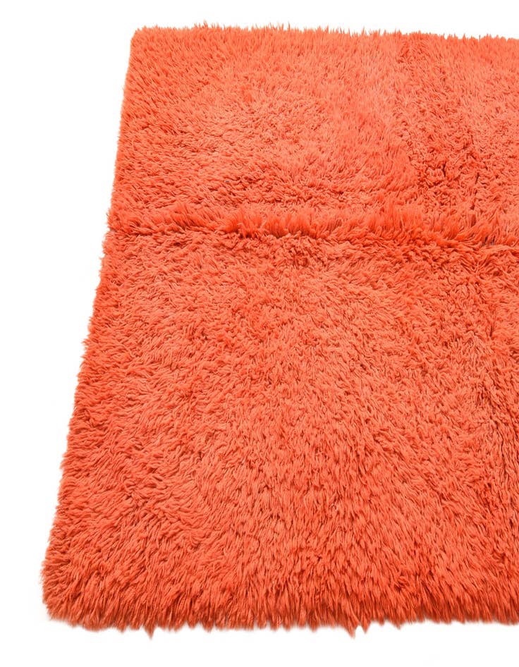 Detail image of  5' 7 x 8'  Hand Knotted Moroccan Wool Rug