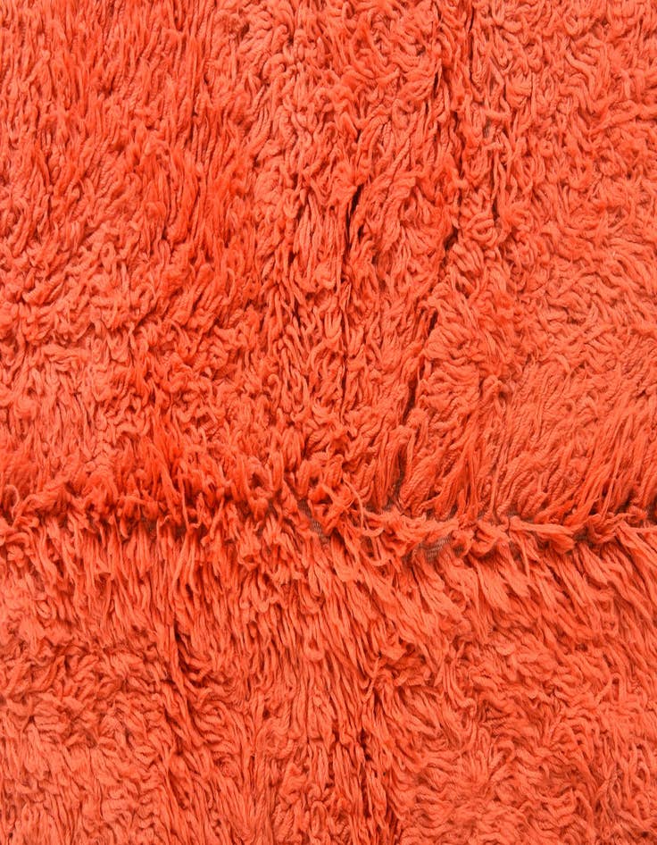 Detail image of  5' 7 x 8'  Hand Knotted Moroccan Wool Rug