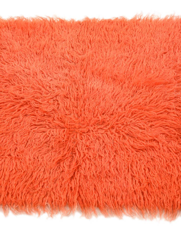 Detail image of  2' 5 x 4' 6  Hand Knotted Moroccan Wool Rug