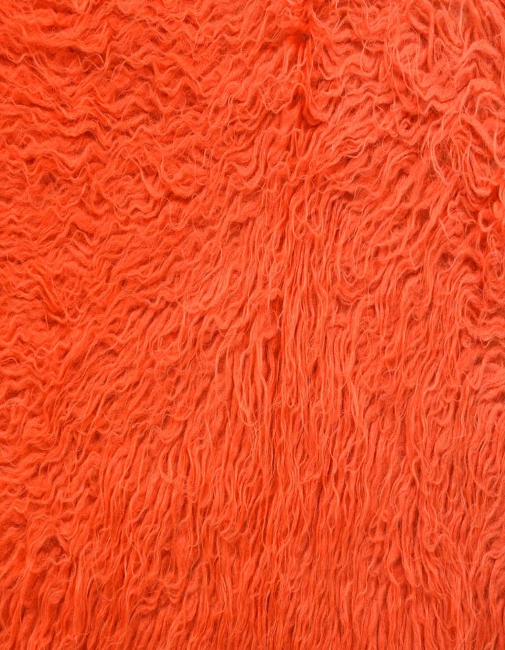 Detail image of  2' 5 x 4' 6  Hand Knotted Moroccan Wool Rug