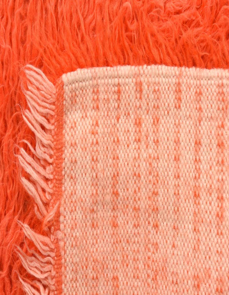 Detail image of  2' 5 x 4' 6  Hand Knotted Moroccan Wool Rug