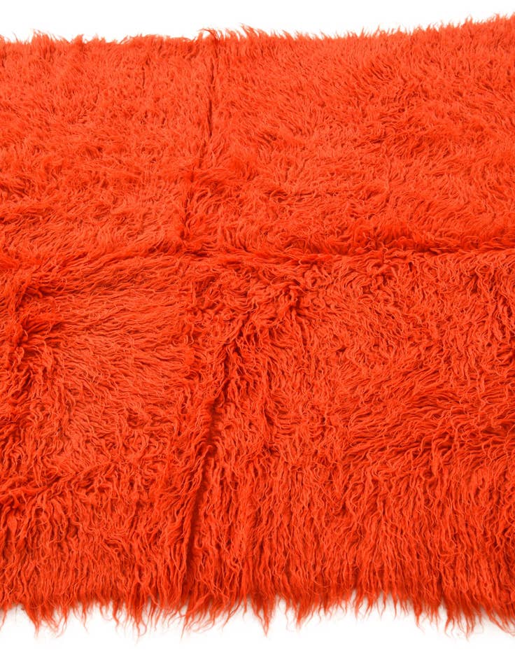 Detail image of  4' 4 x 7' 4  Hand Knotted Moroccan Wool Rug