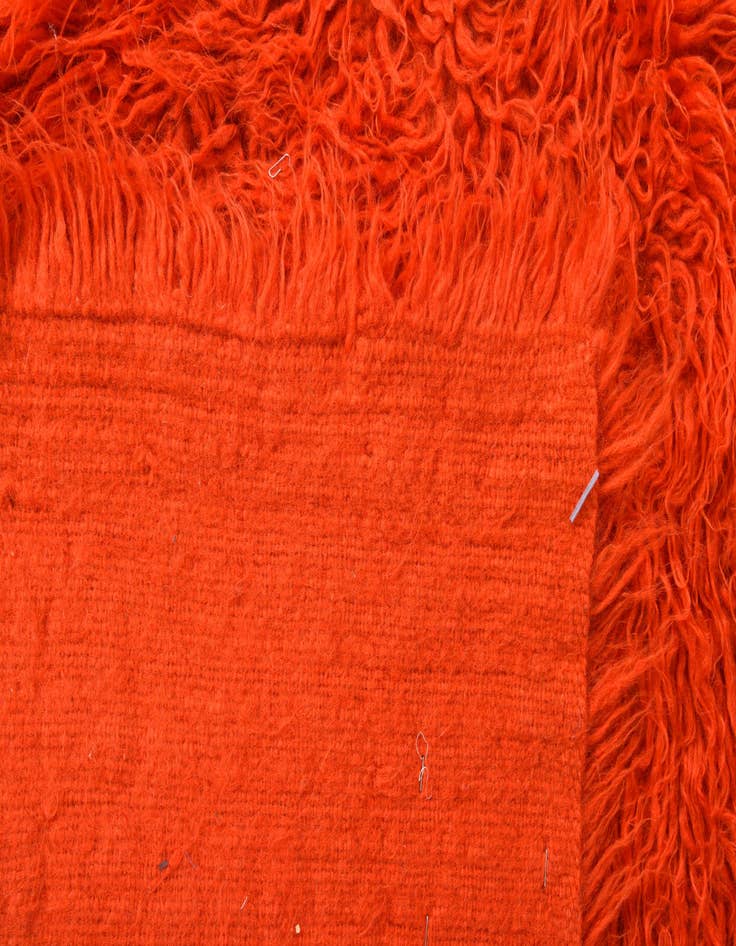 Detail image of  4' 4 x 7' 4  Hand Knotted Moroccan Wool Rug