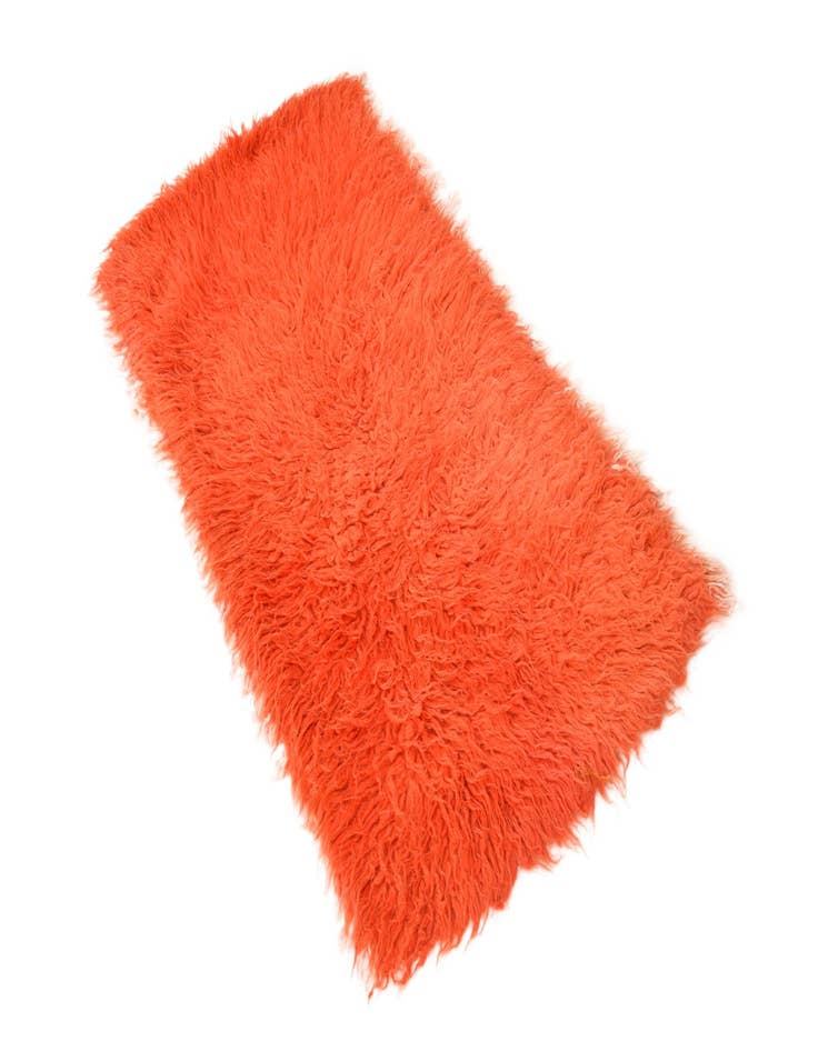 Detail image of  2' 4 x 4' 5  Hand Knotted Moroccan Wool Rug