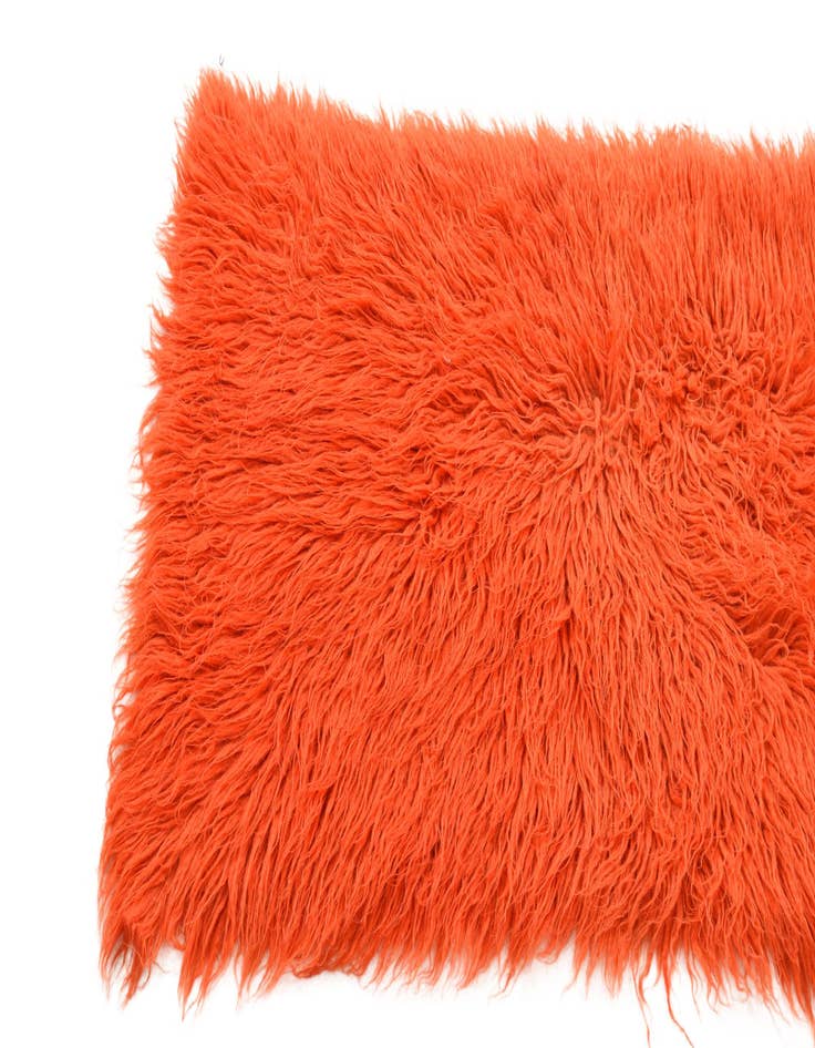 Detail image of  2' 2 x 4' 1  Hand Knotted Moroccan Wool Rug