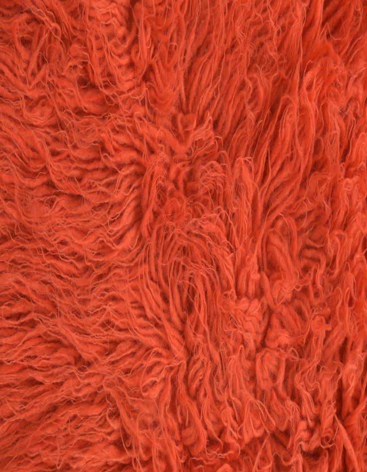 Detail image of  4' 2 x 6' 5  Hand Knotted Moroccan Wool Rug