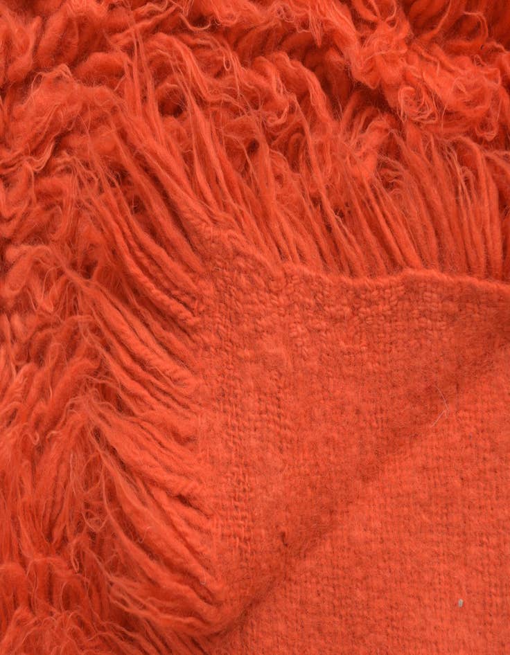 Detail image of  4' 2 x 6' 5  Hand Knotted Moroccan Wool Rug