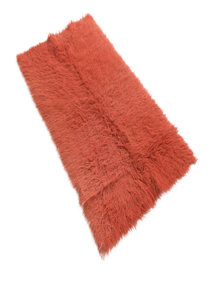 Detail image of  2' 8 x 5'  Hand Knotted Moroccan Wool Rug