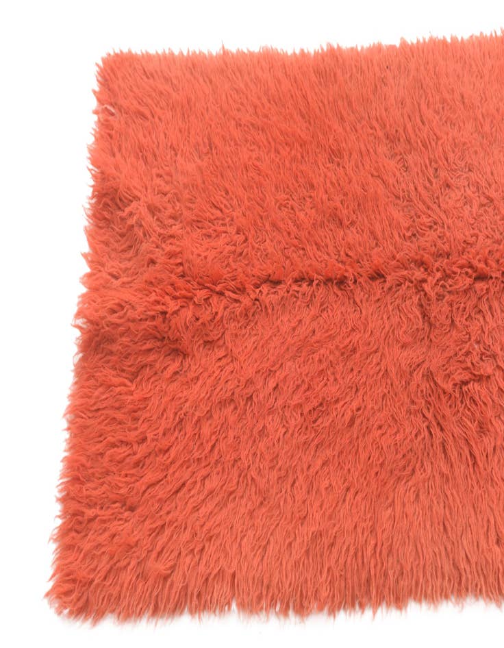 Detail image of  2' 8 x 5'  Hand Knotted Moroccan Wool Rug