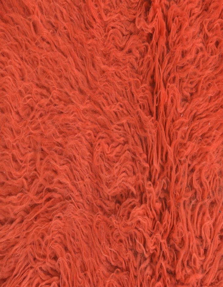 Detail image of  2' 8 x 5'  Hand Knotted Moroccan Wool Rug