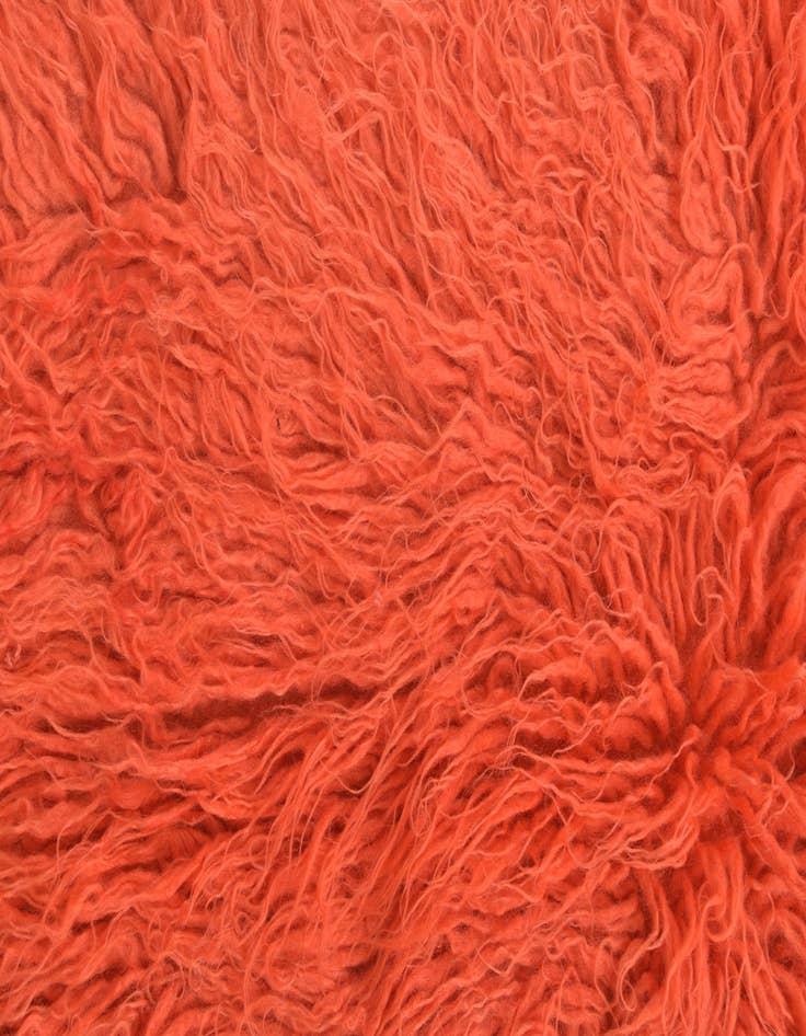 Detail image of  2' 8 x 4' 3  Hand Knotted Moroccan Wool Rug