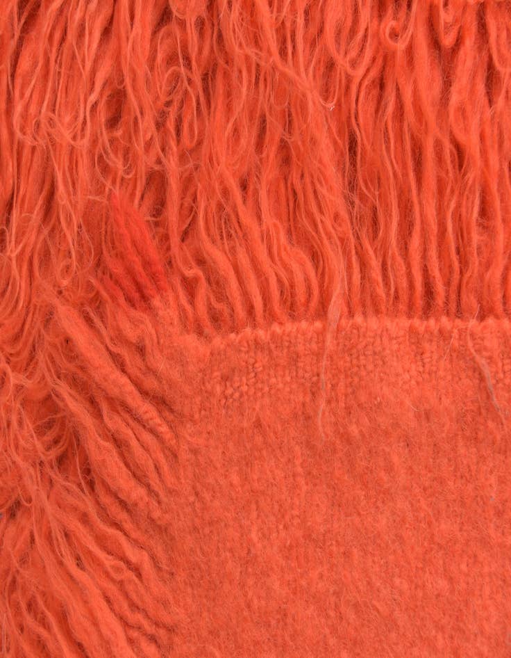 Detail image of  2' 8 x 4' 3  Hand Knotted Moroccan Wool Rug