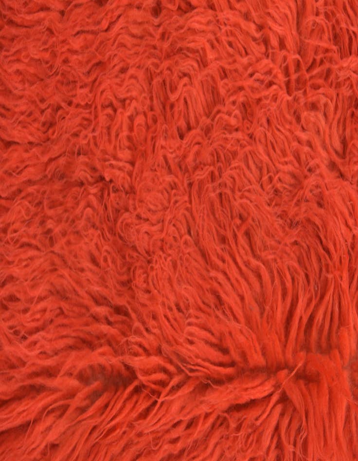 Detail image of  2' 5 x 4' 5  Hand Knotted Moroccan Wool Rug