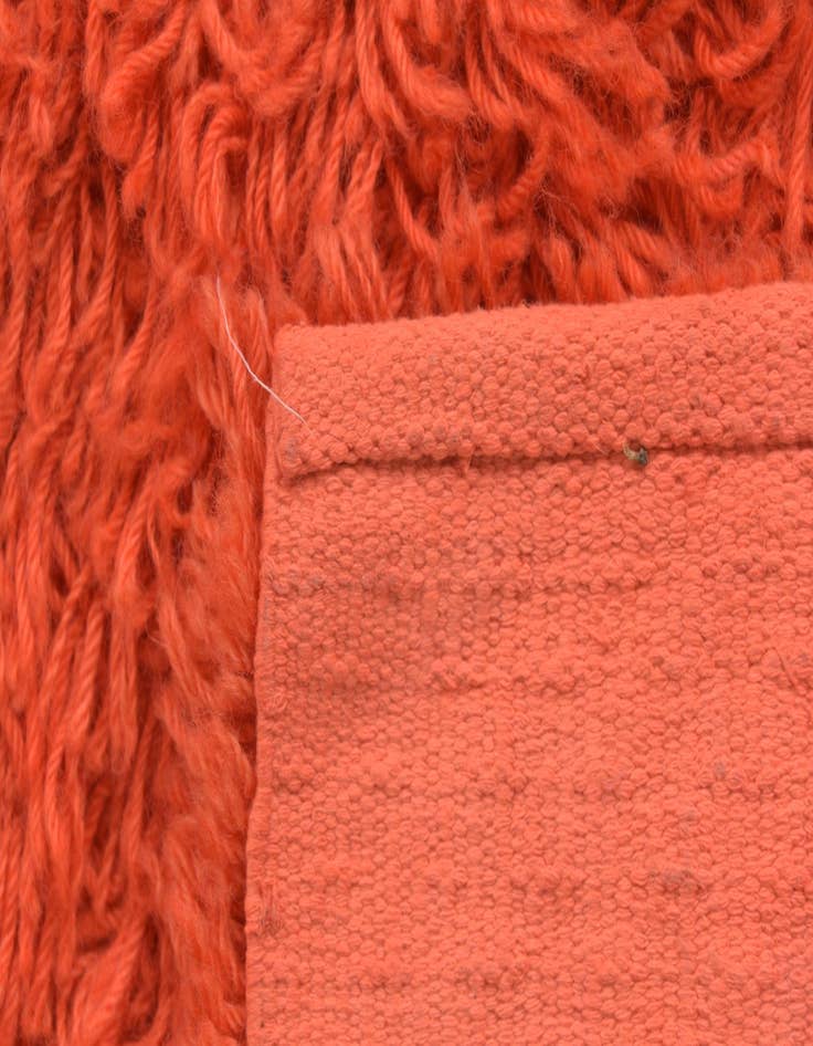 Detail image of  4' 5 x 6' 7  Hand Knotted Moroccan Wool Rug