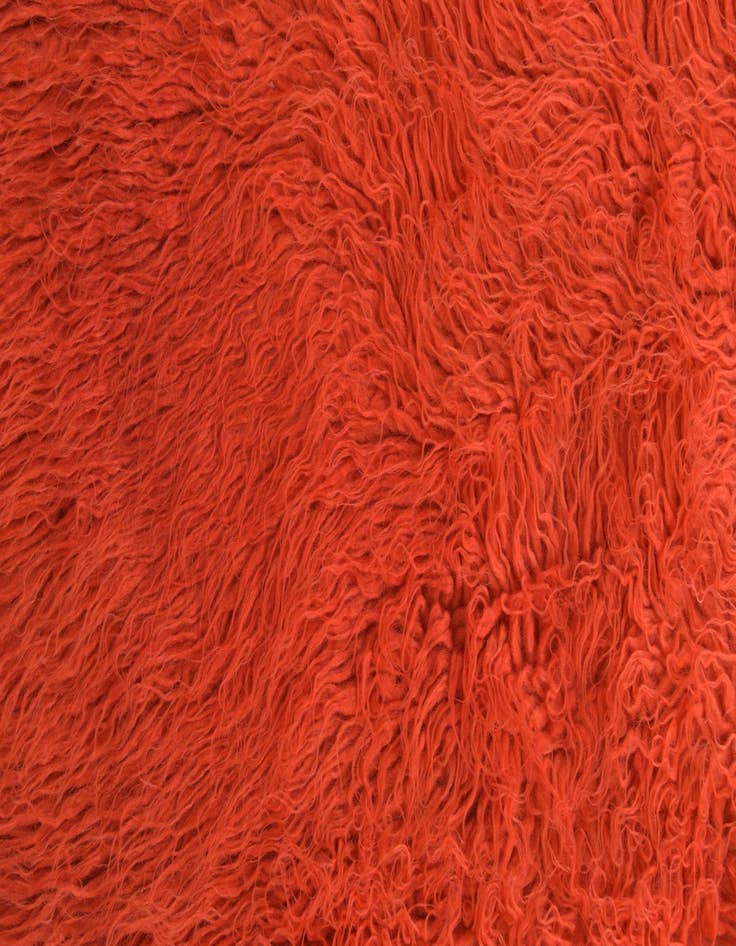 Detail image of  4' 8 x 6' 6  Hand Knotted Moroccan Wool Rug