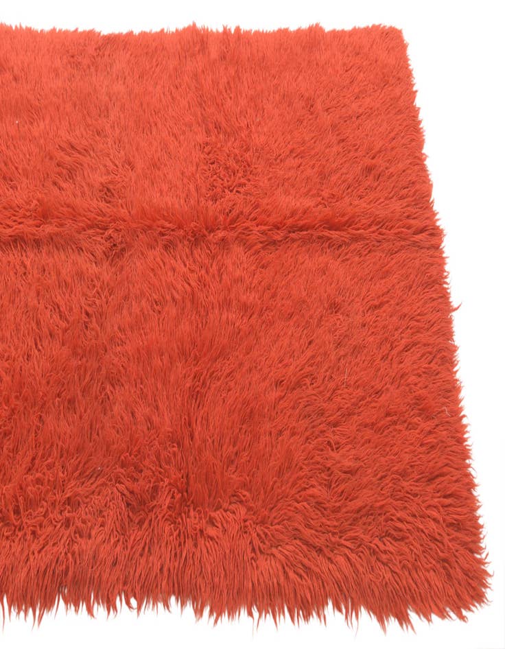 Detail image of  4' 7 x 6' 8  Hand Knotted Moroccan Wool Rug