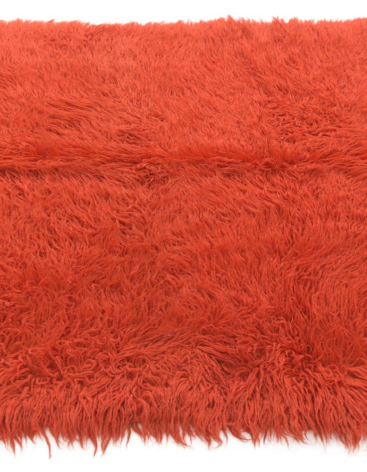 Detail image of  4' 7 x 6' 8  Hand Knotted Moroccan Wool Rug