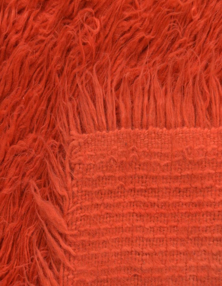 Detail image of  4' 7 x 6' 8  Hand Knotted Moroccan Wool Rug